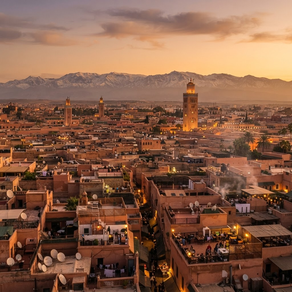 Beautiful view of Morocco